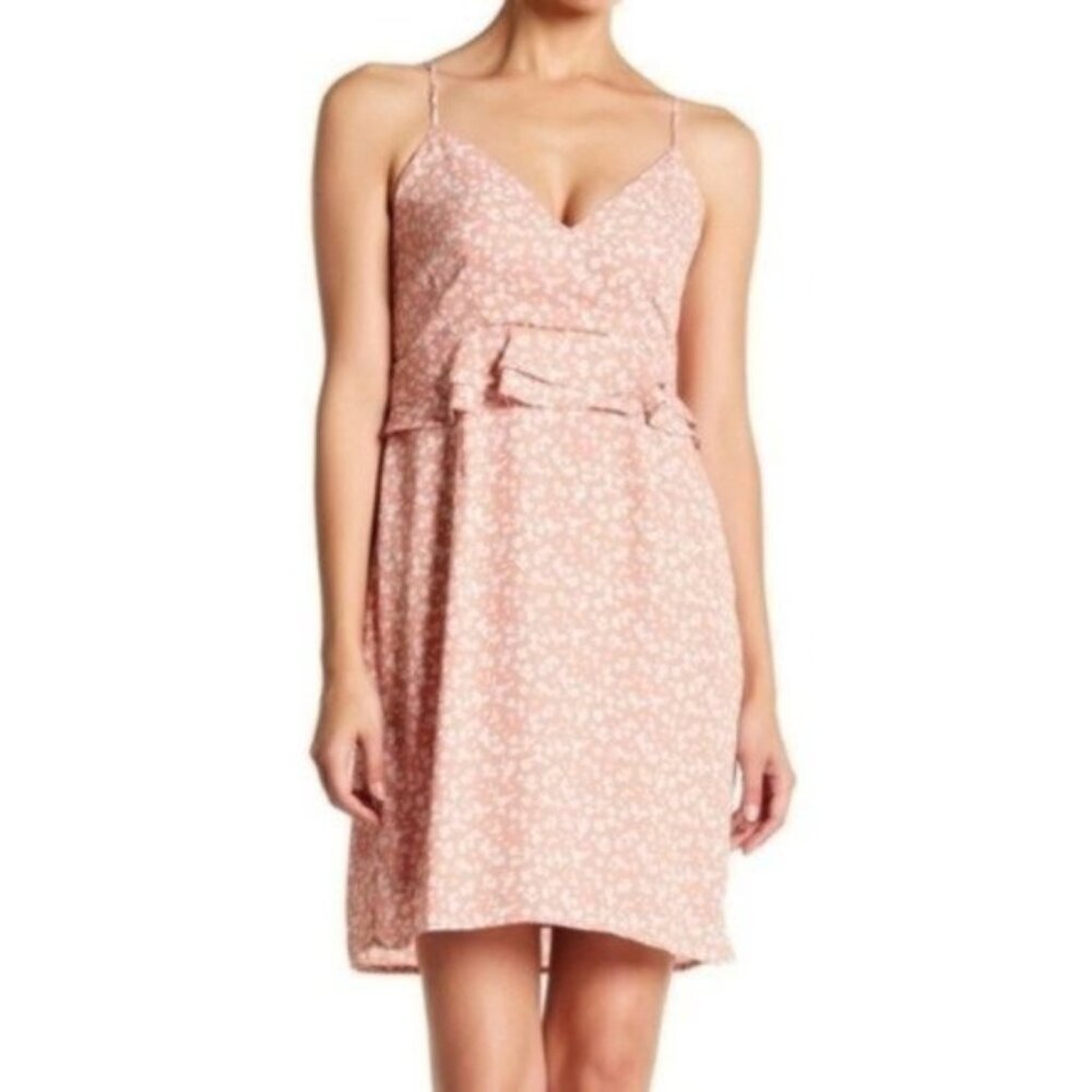 19 Cooper Ruffle‎ Trim Floral Dress L